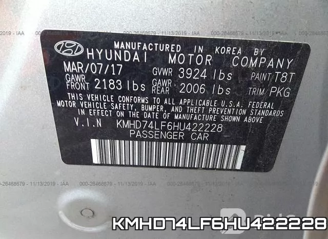 KMHD74LF6HU422228 фото 10