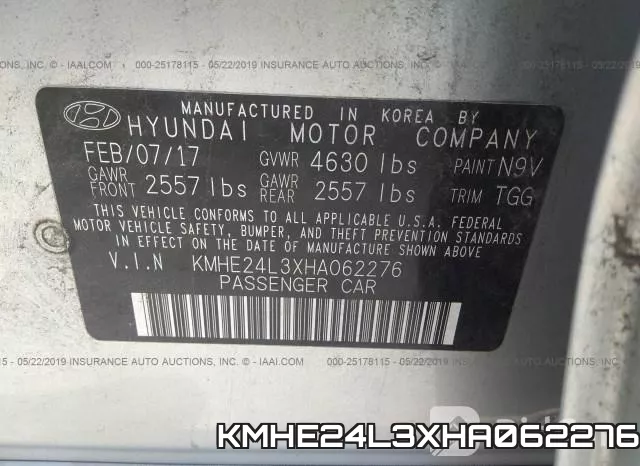 KMHE24L3XHA062276 фото 10
