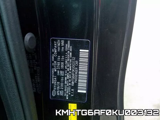 KMHTG6AF0KU003132 фото 2