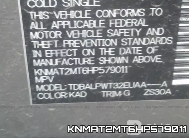 KNMAT2MT6HP579011 фото 10