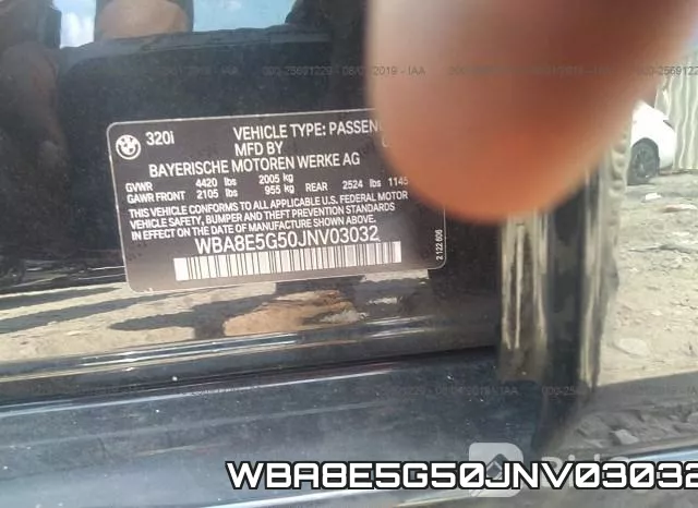WBA8E5G50JNV03032 фото 10