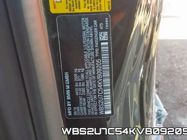 WBS2U7C54KVB09205 фото 2