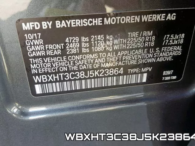 WBXHT3C38J5K23864 фото 2