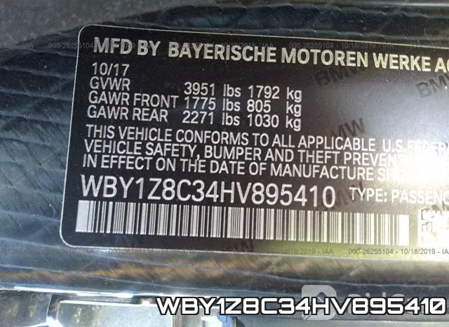 WBY1Z8C34HV895410 фото 10