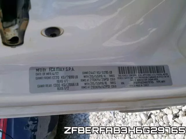 ZFBERFAB3H6G29765 фото 2