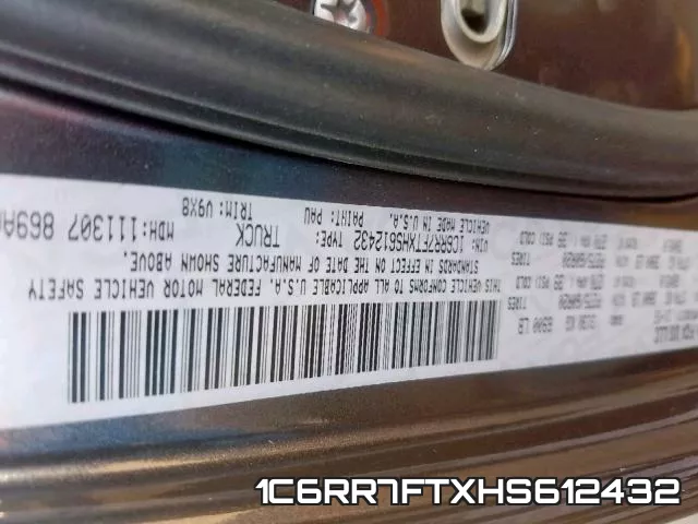 1C6RR7FTXHS612432 фото 2