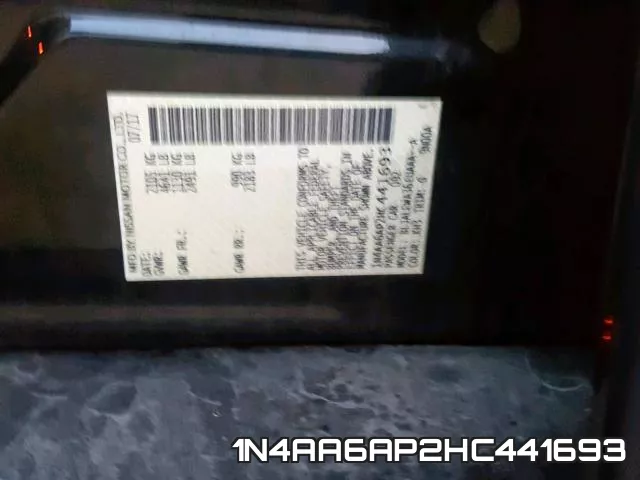 1N4AA6AP2HC441693 фото 2