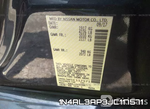 1N4AL3AP3JC117571 фото 10