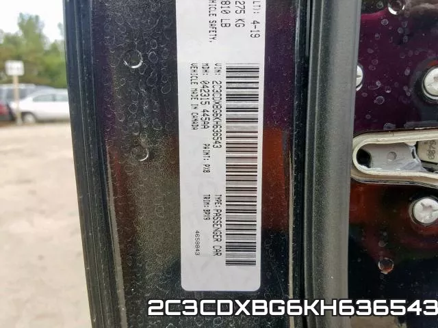 2C3CDXBG6KH636543 фото 2
