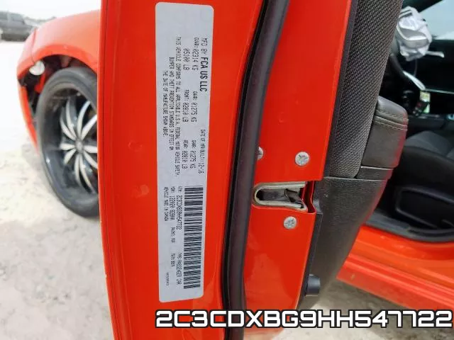 2C3CDXBG9HH547722 фото 2