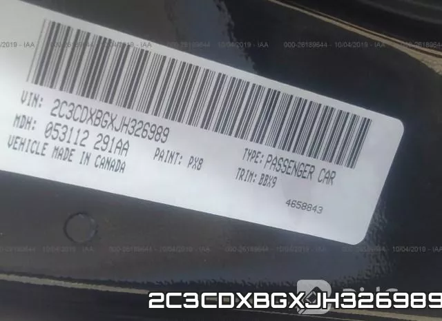 2C3CDXBGXJH326989 фото 10