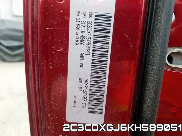 2C3CDXGJ6KH589051 фото 2