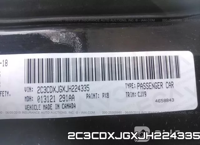 2C3CDXJGXJH224335 фото 10
