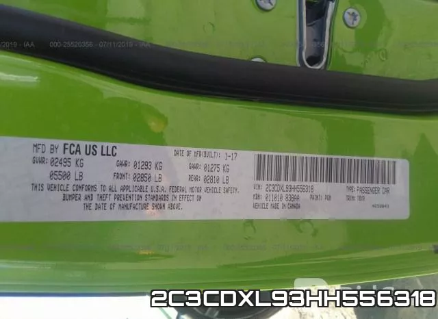2C3CDXL93HH556318 фото 10