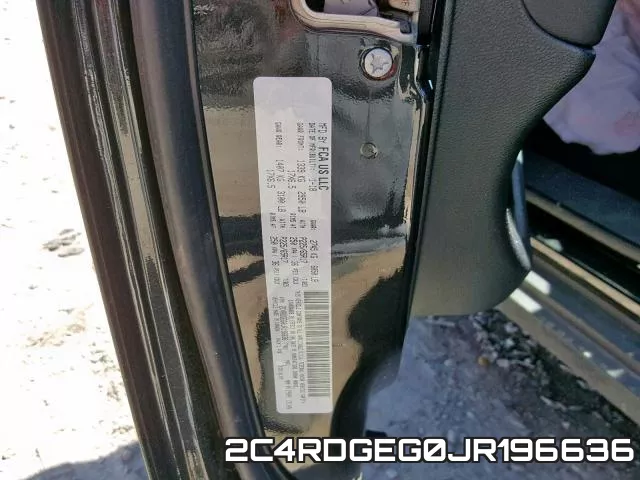 2C4RDGEG0JR196636 фото 2
