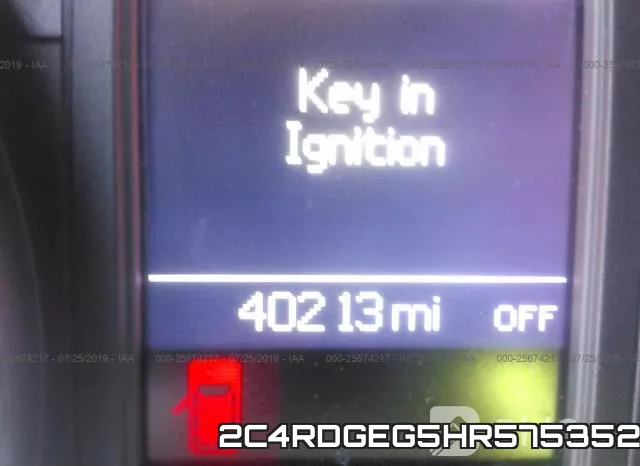 2C4RDGEG5HR575352 фото 8