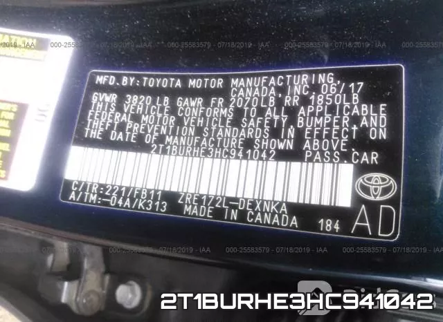 2T1BURHE3HC941042 фото 10