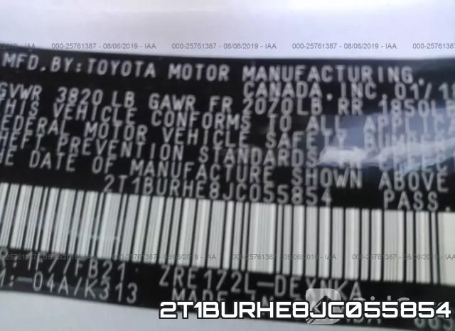 2T1BURHE8JC055854 фото 10