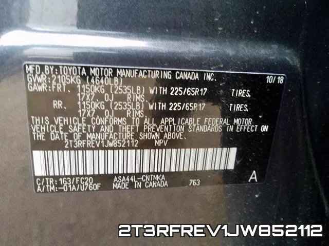 2T3RFREV1JW852112 фото 2