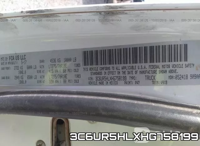3C6UR5HLXHG758199 фото 10