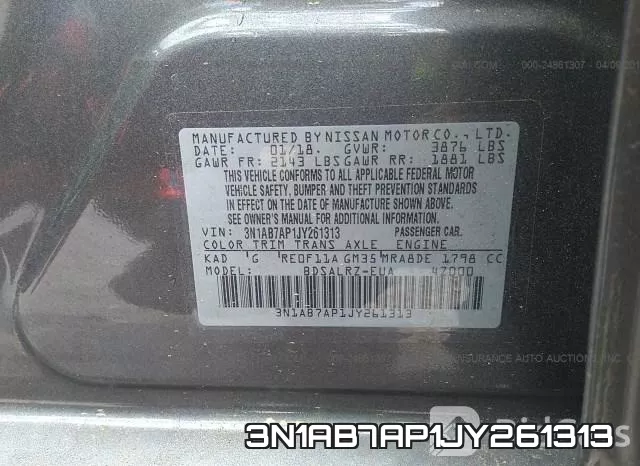 3N1AB7AP1JY261313 фото 10