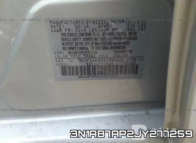 3N1AB7AP2JY277259 фото 10