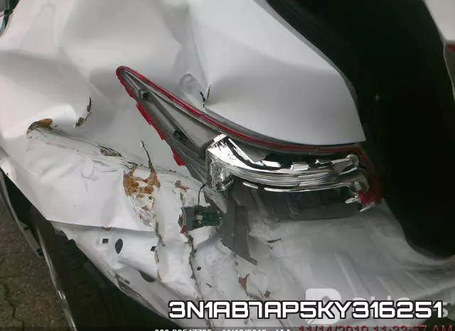 3N1AB7AP5KY316251 фото 5