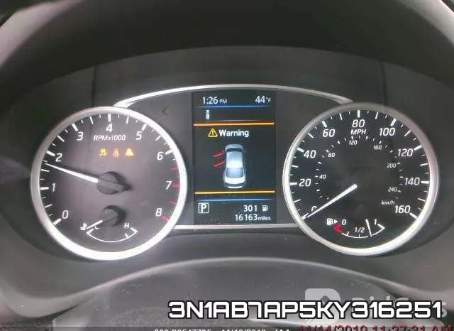 3N1AB7AP5KY316251 фото 8