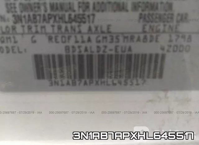 3N1AB7APXHL645517 фото 10