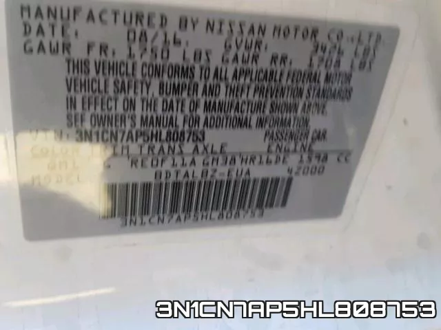 3N1CN7AP5HL808753 фото 2