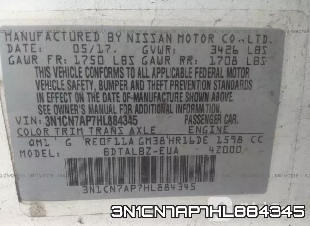3N1CN7AP7HL884345 фото 10