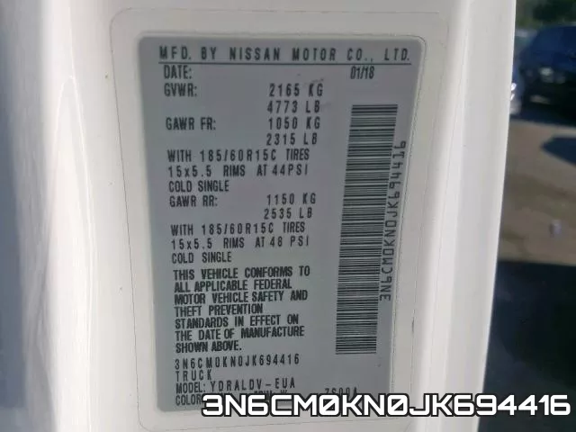 3N6CM0KN0JK694416 фото 2