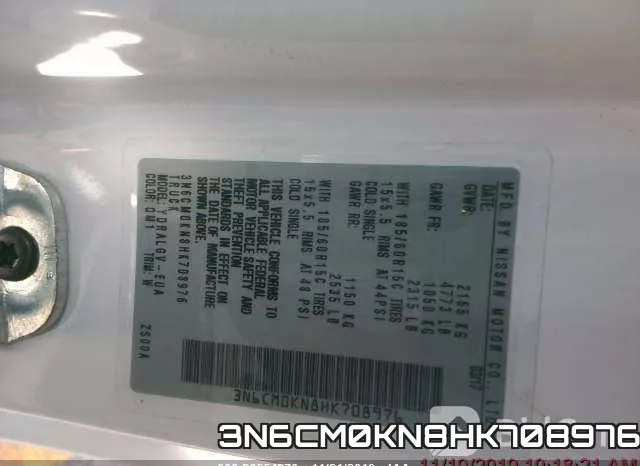 3N6CM0KN8HK708976 фото 10