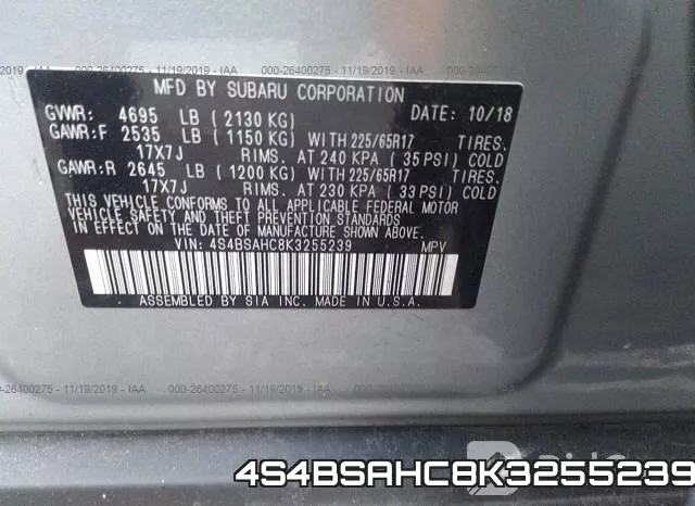 4S4BSAHC8K3255239 фото 10