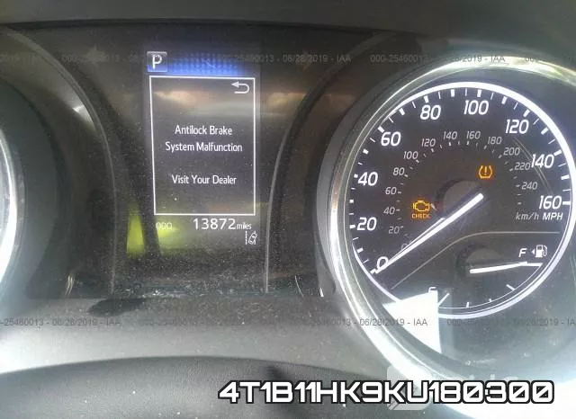 4T1B11HK9KU180300 фото 8