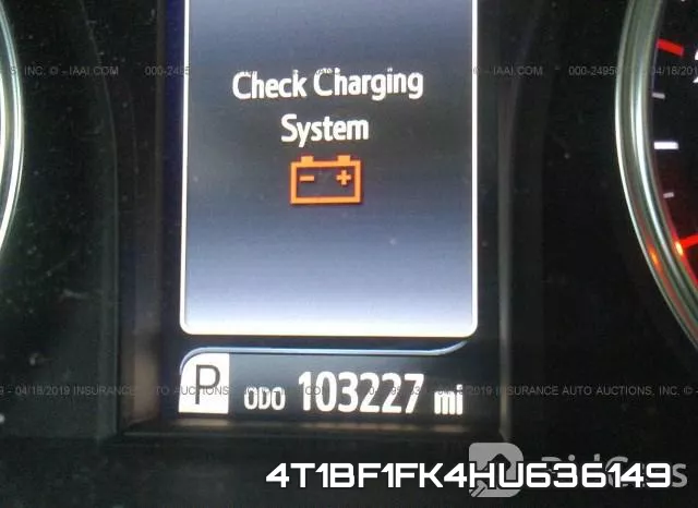 4T1BF1FK4HU636149 фото 8