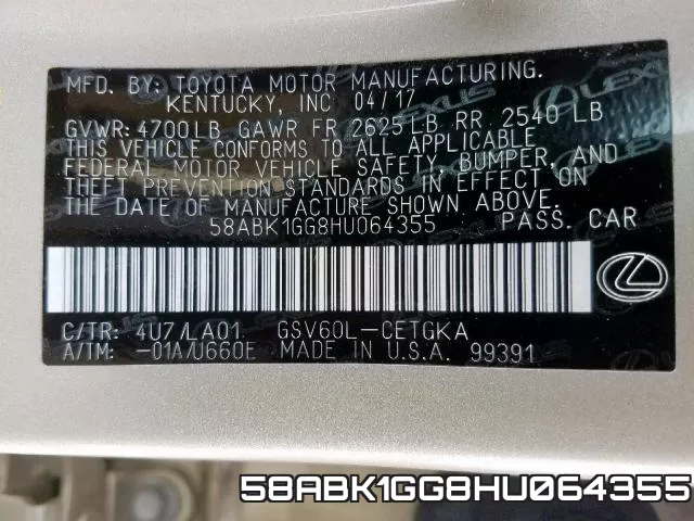 58ABK1GG8HU064355 фото 2