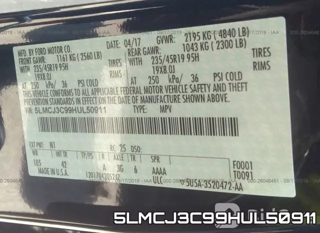 5LMCJ3C99HUL50911 фото 10