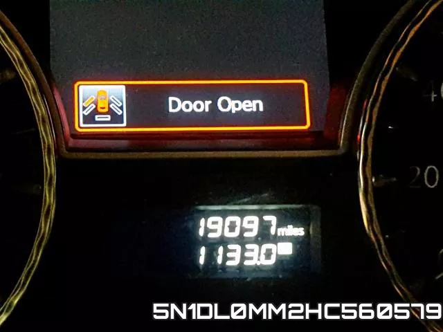 5N1DL0MM2HC560579 фото 9