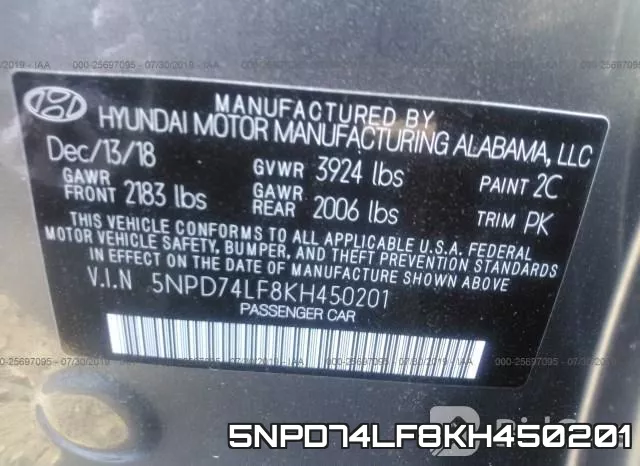 5NPD74LF8KH450201 фото 10