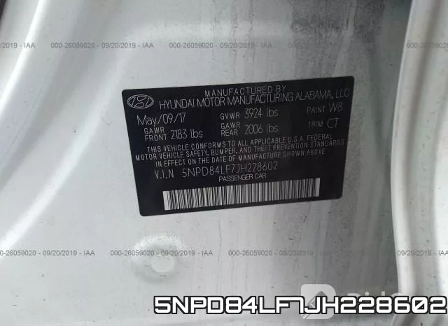 5NPD84LF7JH228602 фото 10