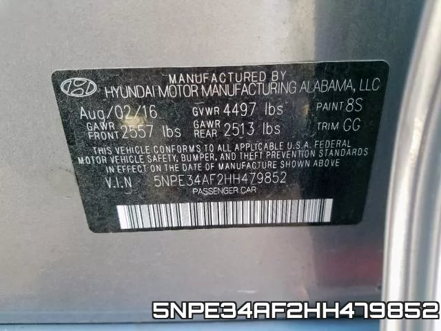 5NPE34AF2HH479852 фото 2