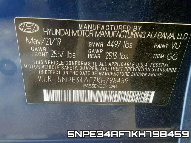 5NPE34AF7KH798459 фото 2