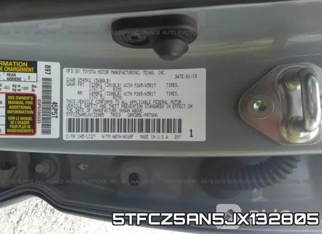 5TFCZ5AN5JX132805 фото 10