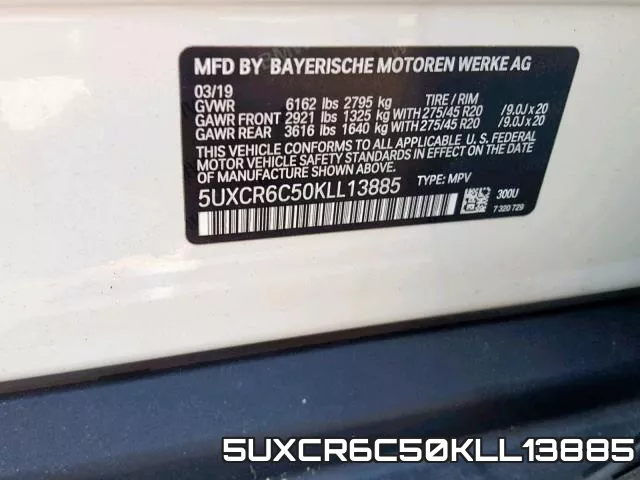 5UXCR6C50KLL13885 фото 2