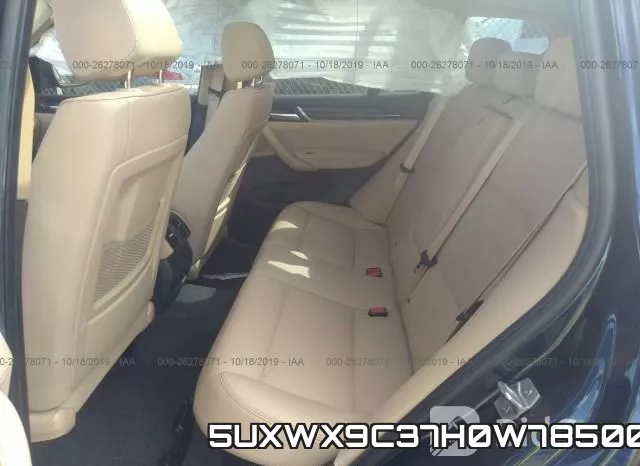 5UXWX9C37H0W78500 фото 9