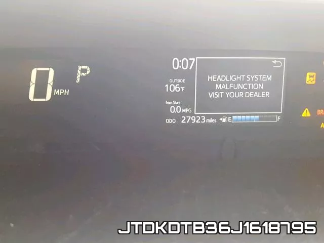 JTDKDTB36J1618795 фото 9