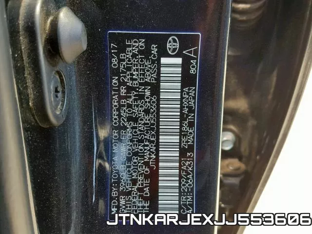 JTNKARJEXJJ553606 фото 2