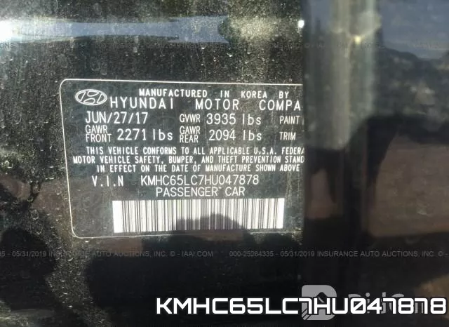 KMHC65LC7HU047878 фото 10