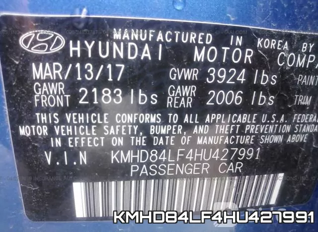 KMHD84LF4HU427991 фото 10